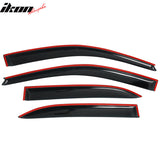 2003-2008 Toyota Corolla Sedan 4-Door Window Visor Guard Acrylic 4PC