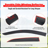 2019-2026 Toyota Corolla Hatchback & GR Corolla Tape-on Window Visors Sun Shades Vent Rain Guards Deflectors Acrylic Smoke/Tinted 4PCS
