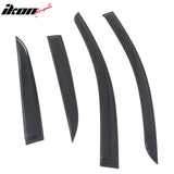 2019-2026 Toyota Corolla Hatchback & GR Corolla Tape-on Window Visors Sun Shades Vent Rain Guards Deflectors Acrylic Smoke/Tinted 4PCS