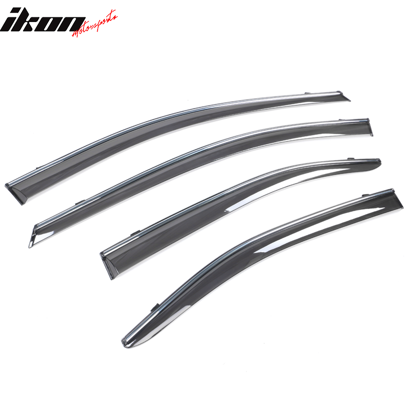 2020-2025 Toyota Corolla Sedan Window Visors Tape On Rain Guard 4PC