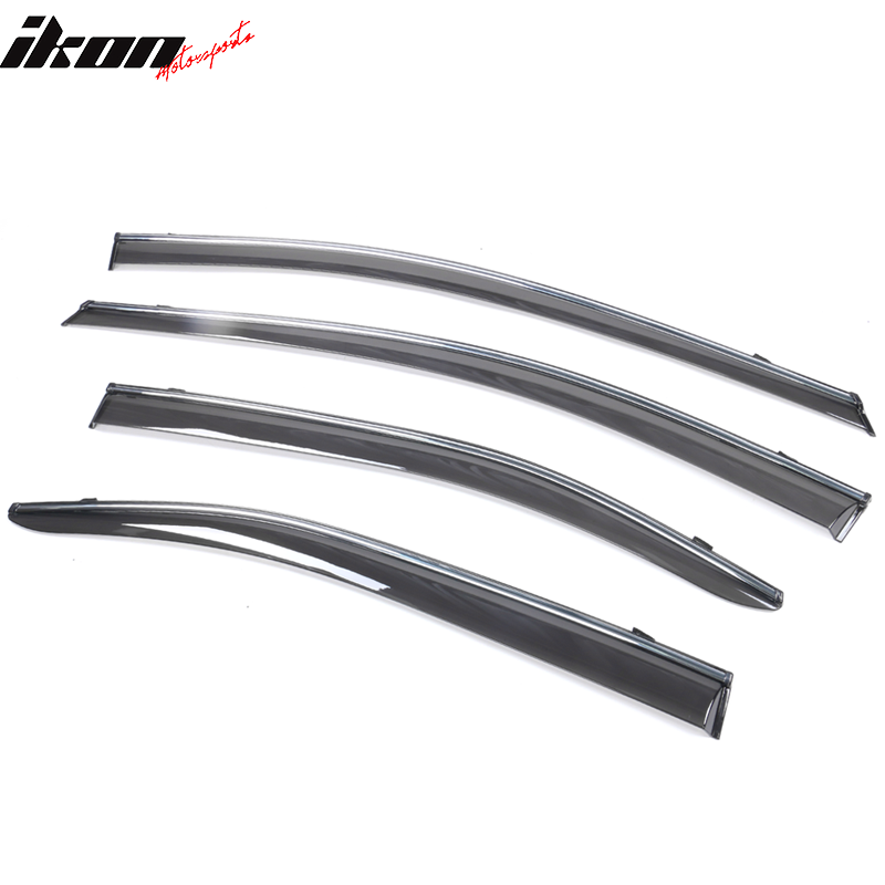 2020-2025 Toyota Corolla Sedan Window Visors Tape On Rain Guard 4PC