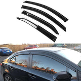 2020-2025 Toyota Corolla Sedan Window Visors Tape On Rain Guard 4PC