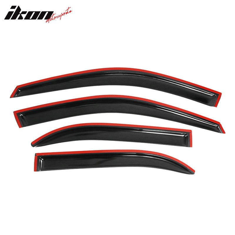 1993-1997 Toyota Corolla Sedan Tape on Window Visors Guard Acrylic