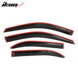 1993-1997 Toyota Corolla Sedan Tape on Window Visors Guard Acrylic