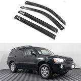 2001-2007 Toyota Highlander Slim Style Smoke Visor Window Vent Acrylic