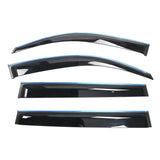2008-2013 Toyota Highlander Acrylic 4PC Window Visors Tape On Guard