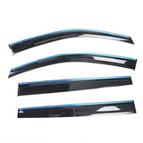 2014-2019 Toyota Highlander Acrylic 4PC Window Visors Tape On Guard