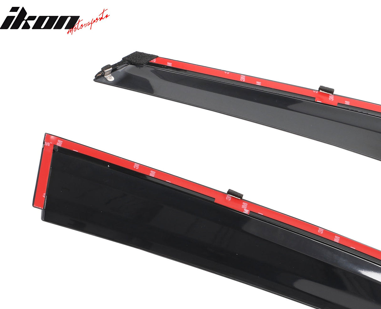 2014-2019 Toyota Highlander Acrylic 4PC Window Visors Tape On Guard