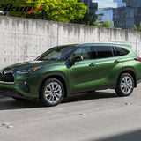 2020-2024 Toyota Highlander PC Side Window Visors w/ Chrome Trim 4PCS