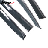 2020-2024 Toyota Highlander PC Side Window Visors w/ Chrome Trim 4PCS