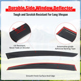 2023-2026 Toyota Prius & Prius Prime XW60 Tape-on Window Visors Sun Shades Vent Rain Guards Deflectors Acrylic Smoke/Tinted 4PCS