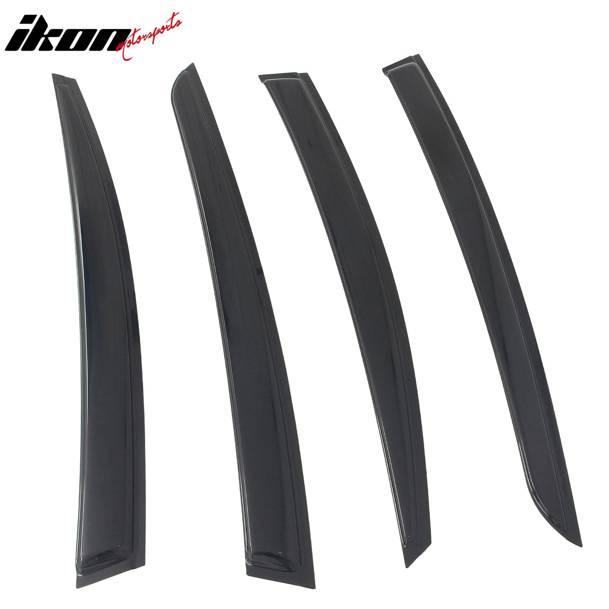 2023-2026 Toyota Prius & Prius Prime XW60 Tape-on Window Visors Sun Shades Vent Rain Guards Deflectors Acrylic Smoke/Tinted 4PCS
