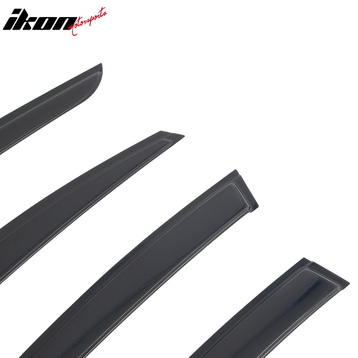 2023-2026 Toyota Prius & Prius Prime XW60 Tape-on Window Visors Sun Shades Vent Rain Guards Deflectors Acrylic Smoke/Tinted 4PCS