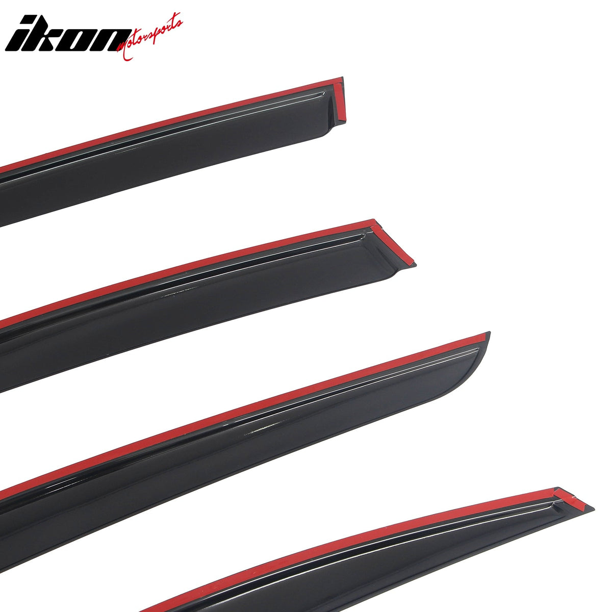 2023-2026 Toyota Prius & Prius Prime XW60 Tape-on Window Visors Sun Shades Vent Rain Guards Deflectors Acrylic Smoke/Tinted 4PCS
