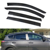 2013-2018 Toyota RAV4 Acrylic 4PC Window Visors Tape On Rain Guard