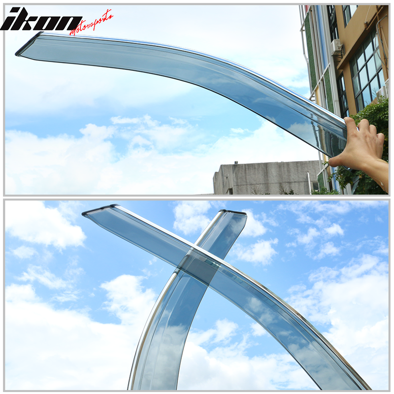 2019-2023 Toyota RAV4 Acrylic 4PC Window Visors Tape On Rain Guard