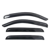 Visor Windows for Toyota Tacoma 2005-2015 Slim Style Smoke Tinted Acrylic