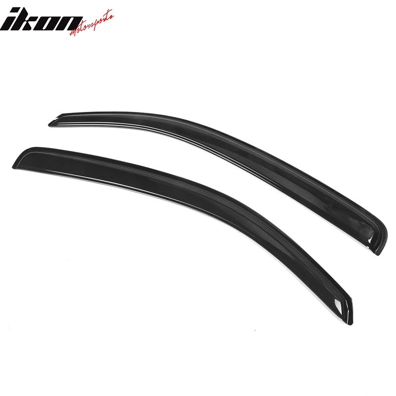 2005-2015 Toyota Tacoma Standard Cab Slim Style Acrylic Visor Windows