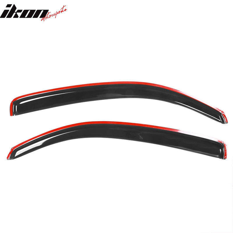 2005-2015 Toyota Tacoma Standard Cab Slim Style Acrylic Visor Windows