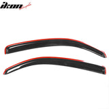 2005-2015 Toyota Tacoma Standard Cab Slim Style Acrylic Visor Windows