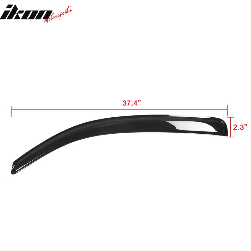 2005-2015 Toyota Tacoma Standard Cab Slim Style Acrylic Visor Windows