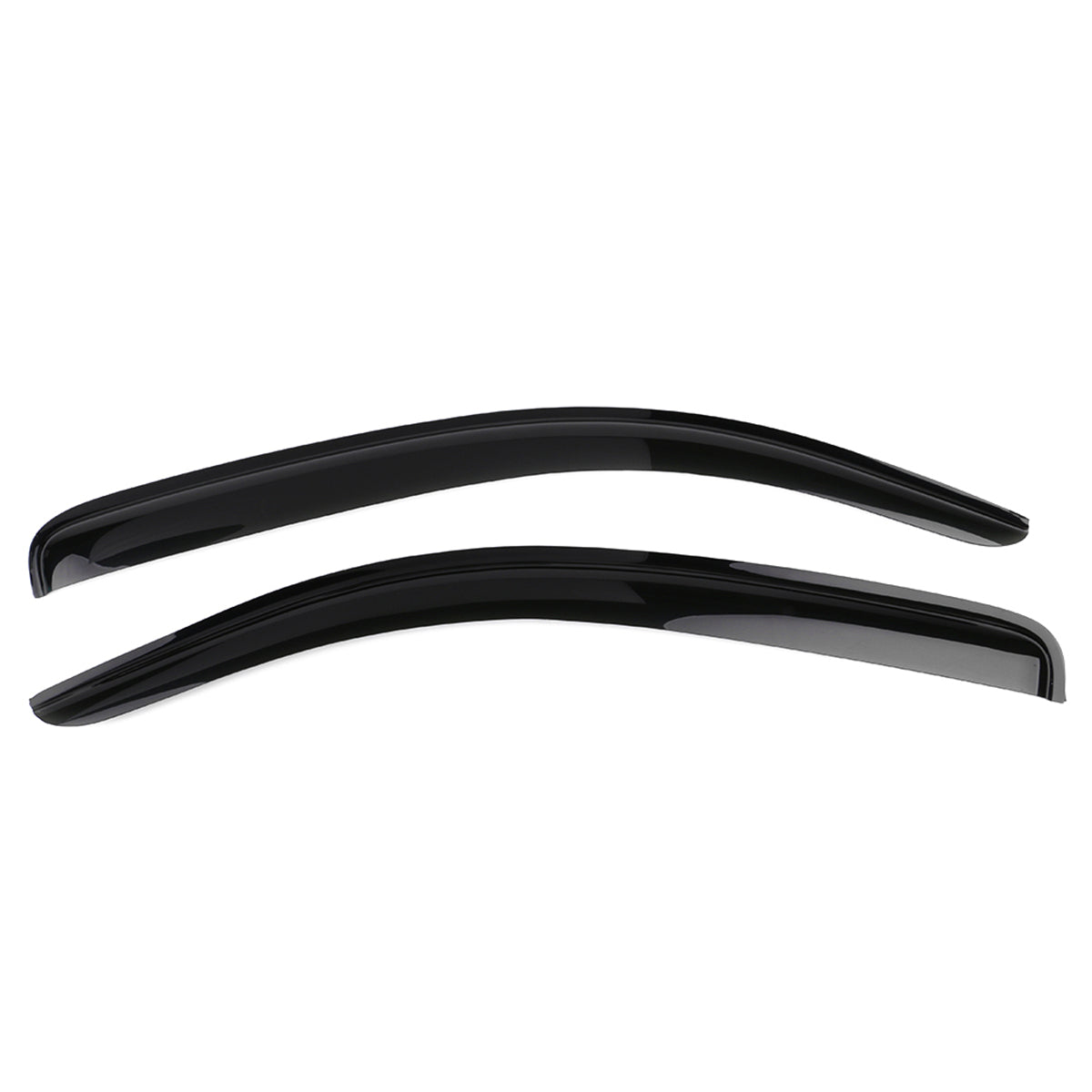 Window Visors for Toyota Tacoma 2016-2024 Slim Style Smoke Tinted Acrylic
