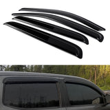 Window Visors for Toyota Tacoma 2016-2023 Slim Style Smoke Tinted Acrylic