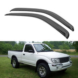 Window Visor for Toyota Tacoma 1995-2004 Slim Style Smoke Tinted Acrylic