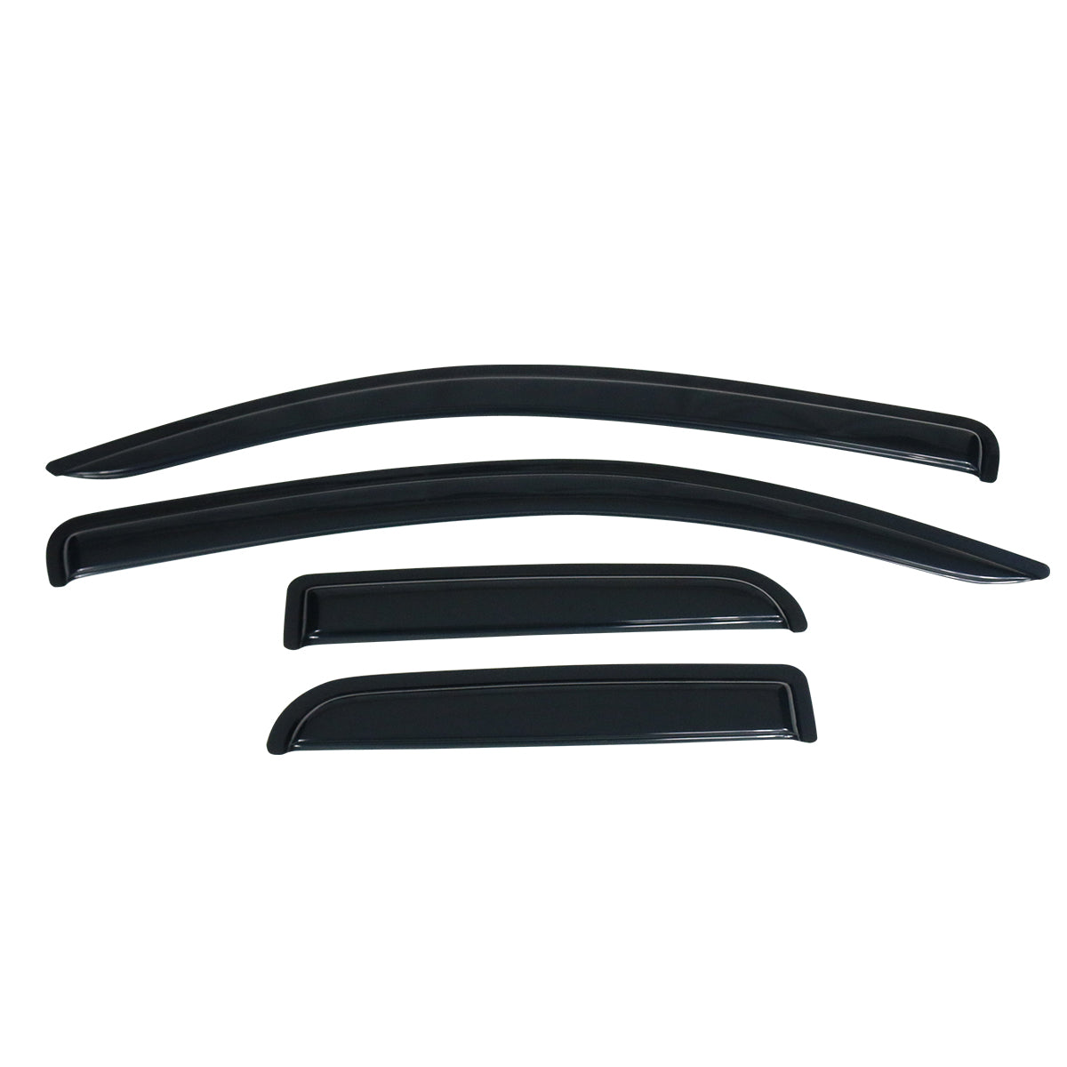 Window Visors Set for Toyota Tundra Double Cab 2007-2021 Acrylic