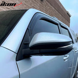 2010-2012 Toyota 4Runner 3D Molded Floor Mat TPE + Slim Window Visors + Trunk Mat