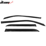2010-2012 Toyota 4Runner 3D Molded Floor Mat TPE + Slim Window Visors + Trunk Mat