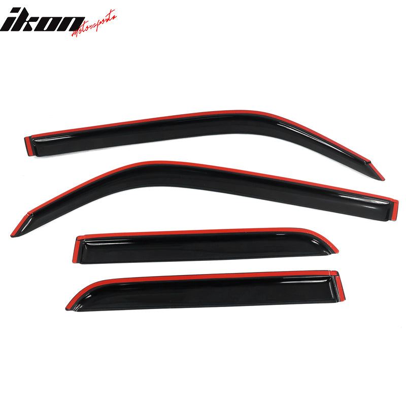 2010-2012 Toyota 4Runner 3D Molded Floor Mat TPE + Slim Window Visors + Trunk Mat
