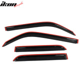 2010-2012 Toyota 4Runner 3D Molded Floor Mat TPE + Slim Window Visors + Trunk Mat