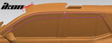 2025-2026 Toyota 4Runner Tape-on Window Visors Sun Shades Vent Rain Guards Deflectors Acrylic Smoke/Tinted 4PCS