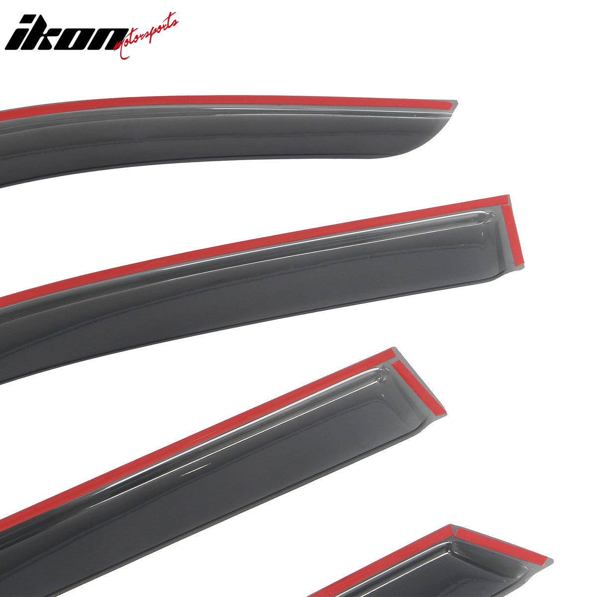 2025-2026 Toyota 4Runner Tape-on Window Visors Sun Shades Vent Rain Guards Deflectors Acrylic Smoke/Tinted 4PCS