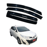 Window Visors for Toyota Yaris XP150 Hatchback 2012-2018 Tape on Acrylic
