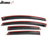 2010-2015 Toyota Prius XW30 4Pc Set Window Visors Acrylic