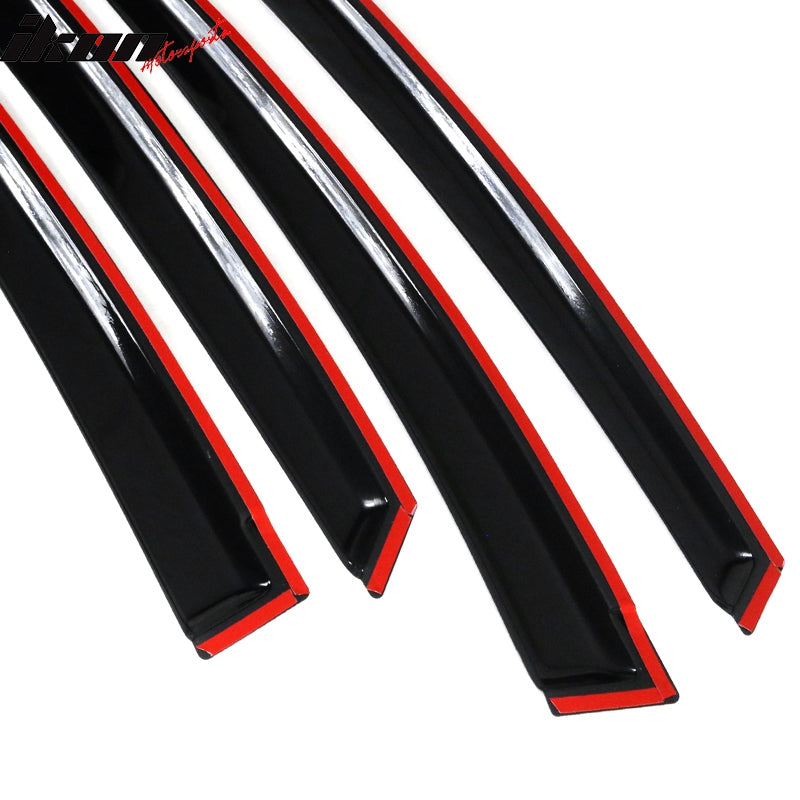 2010-2015 Toyota Prius XW30 4Pc Set Window Visors Acrylic