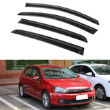 2010-2014 Volkswagen Golf OEM Style Smoke Tinted Window Visors Acrylic
