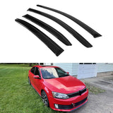 Window Visor for VW Volkswagen Jetta A6 4dr 2011-2018 Smoke Sun Rain Guard