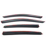 2013-2018 Nissan Altima Slim Style Dark Smoke Window Visors Acrylic