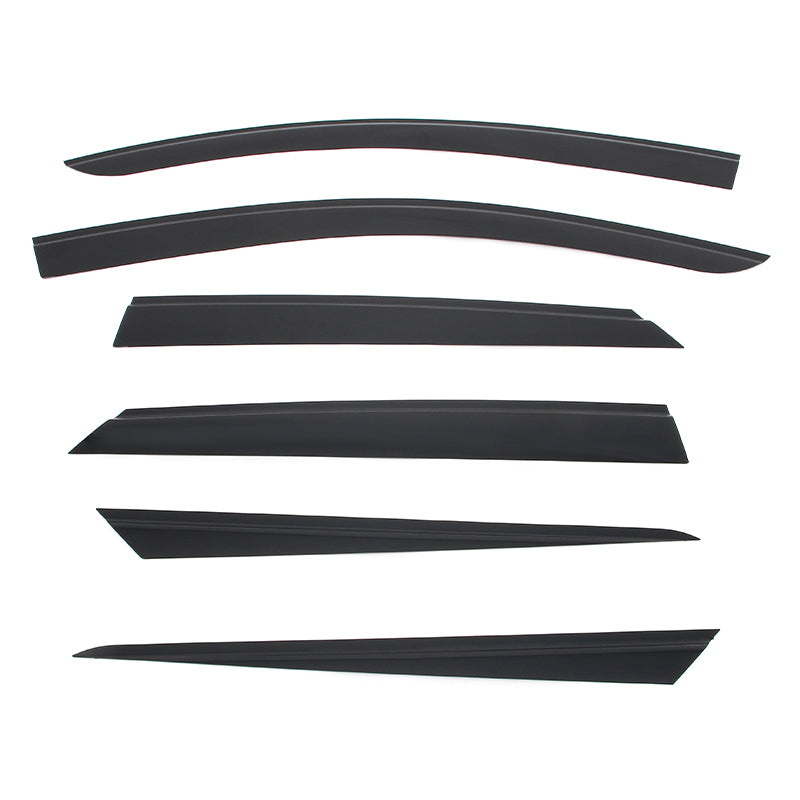 Window Visor for Chevrolet Blazer EV 2024-2026 Slim Style Smoke Acrylic 6PCS