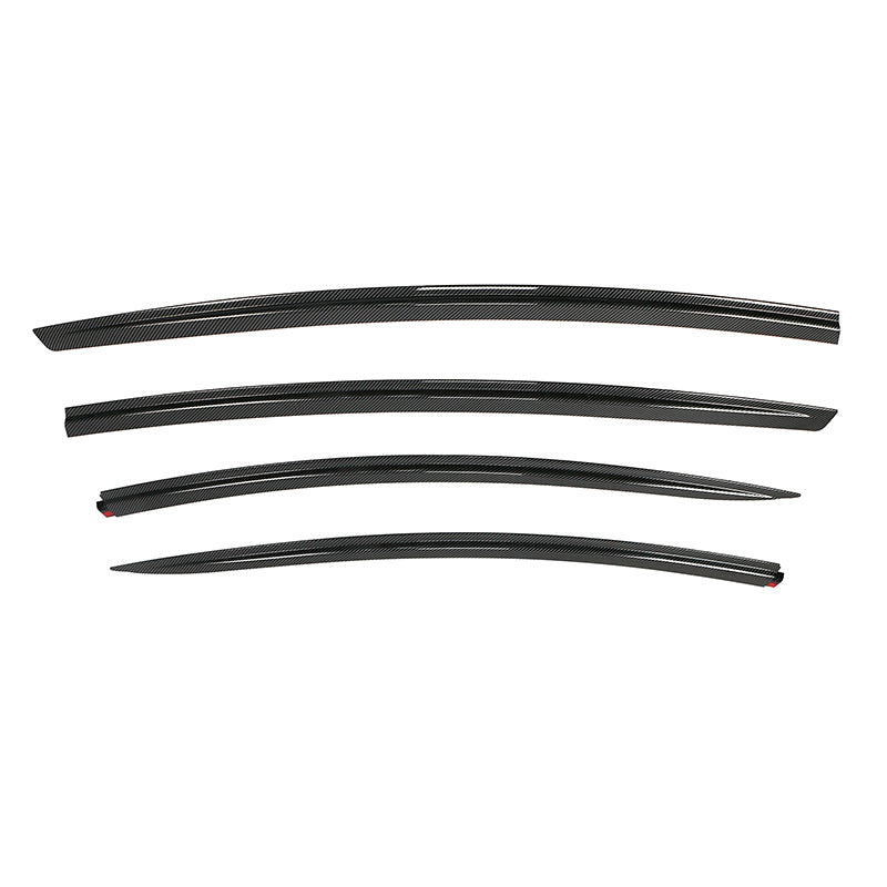 Window Visors for Tesla Model 3 2017-2026 Tape-on ABS 4PCS