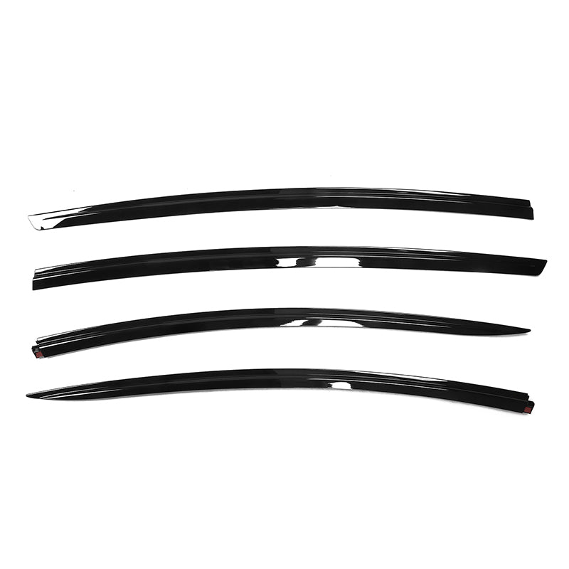 Window Visors for Tesla Model 3 2017-2026 Tape-on ABS 4PCS