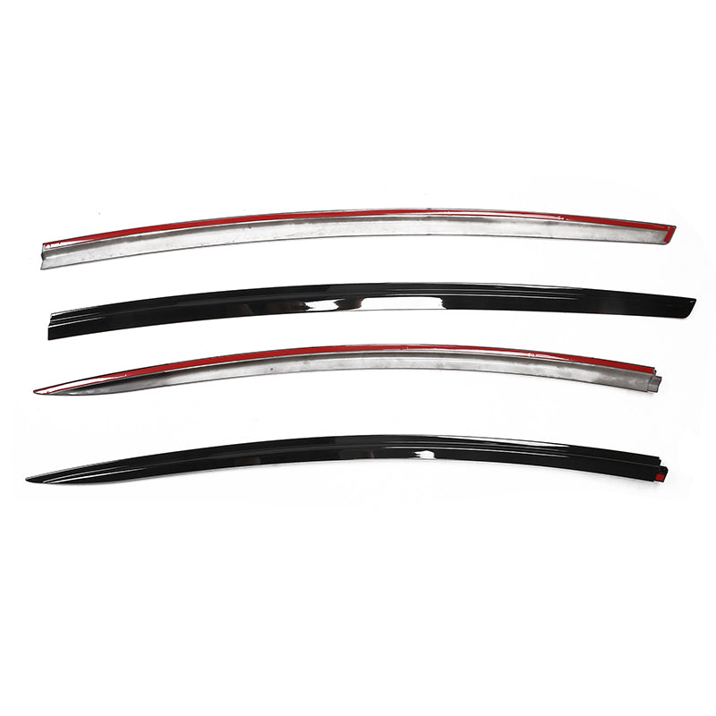 Window Visors for Tesla Model 3 2017-2026 Tape-on ABS 4PCS