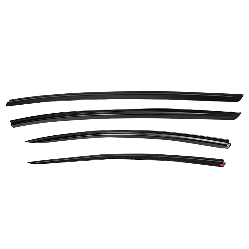 Window Visors for Tesla Model 3 2017-2026 Tape-on ABS 4PCS