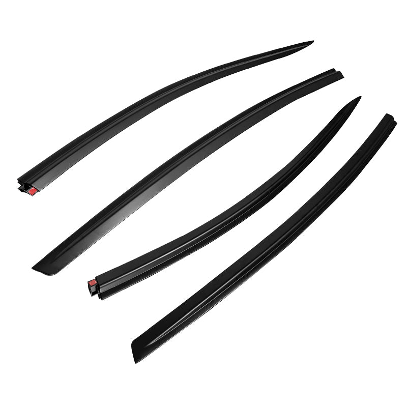 Window Visors for Tesla Model 3 2017-2026 Tape-on ABS 4PCS