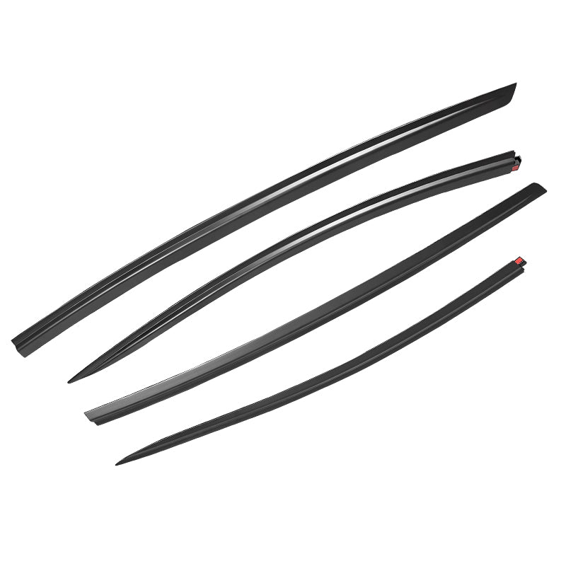 Window Visors for Tesla Model 3 2017-2026 Tape-on ABS 4PCS