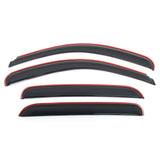 Window Visors for Chevy Silverado GMC Sierra 1500 2500 Crew Cab 2007-2014