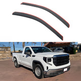Window Visors for Chevy Silverado GMC Sierra 1500 Standard Cab 2019-2026
